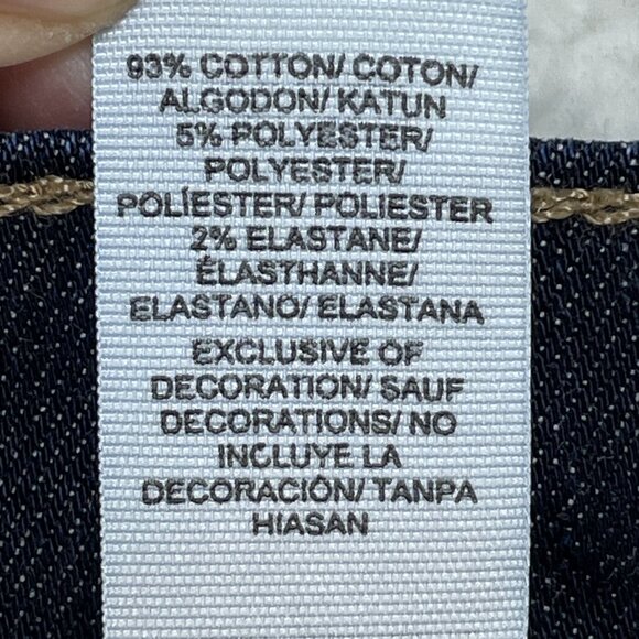 Lucky Brand Jeans Womens Sz 2/26 Dark Blue Brooke Ankle Mid Rise Denim 25x29 - Picture 13 of 14